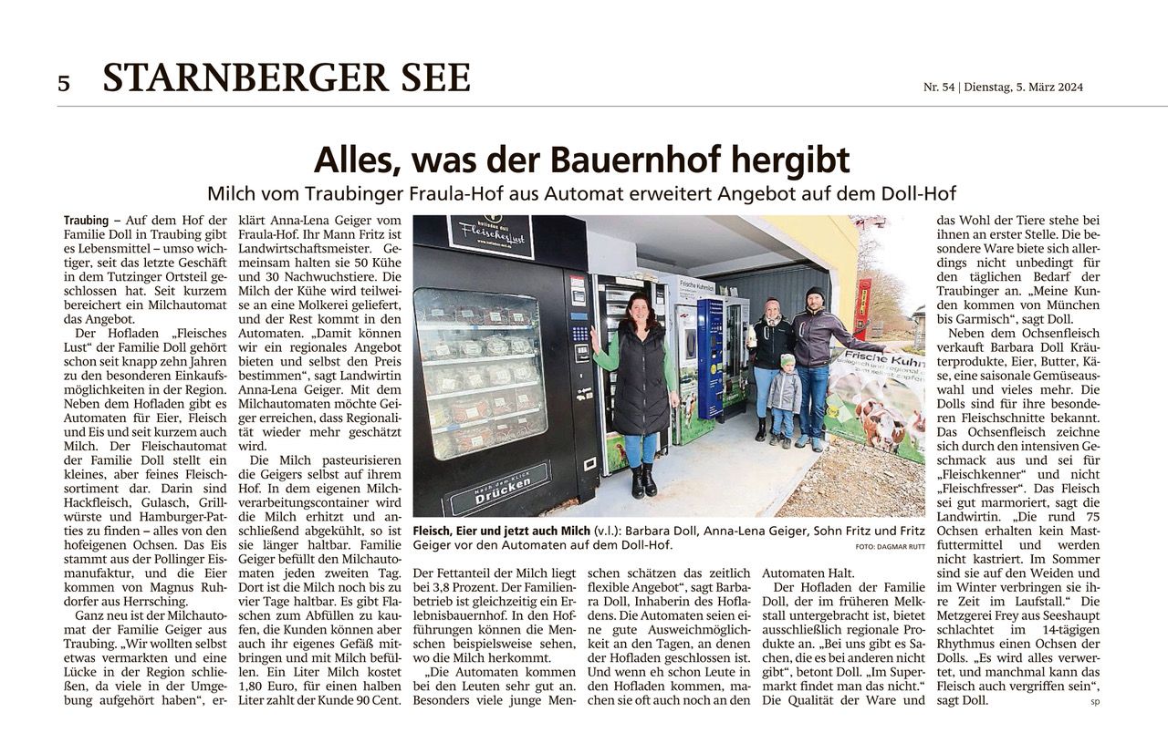 Alles was der Bauernhof hergibt