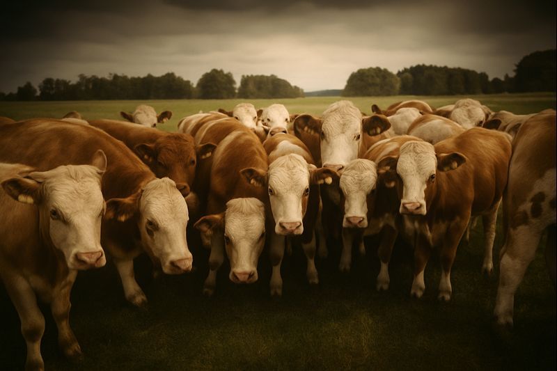 Unsere Ochsen Herde